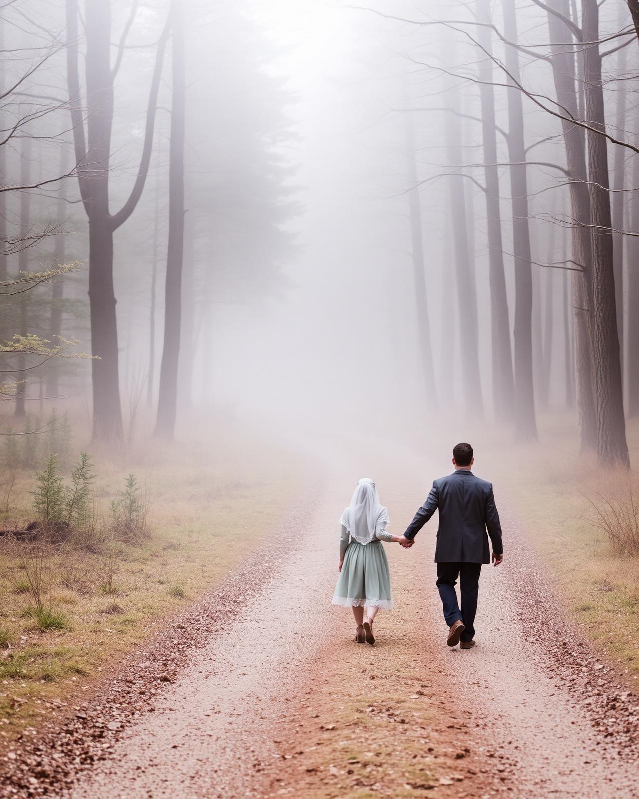 Couple on an anniversary trip photographed in Pigeon Forge, Tennessee